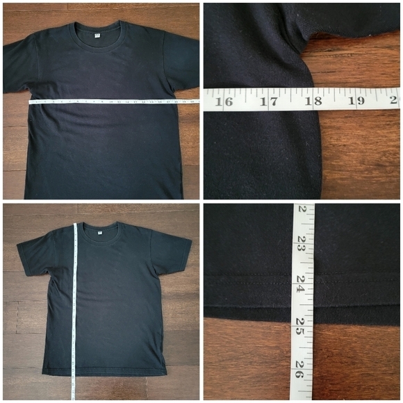 Uniqlo Women's Size XS Relaxed Short Sleeve Round Neck Boyfriend Tee Black - Picture 6 of 7